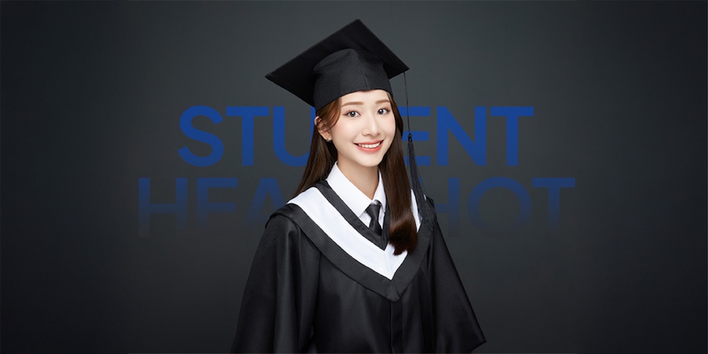 學生制服半身肖像照