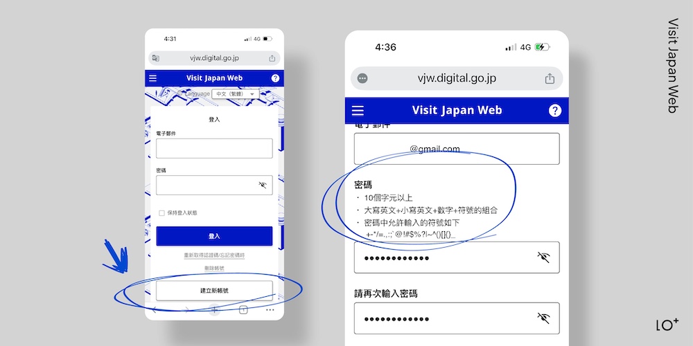 步驟一:註冊帳號並登入
