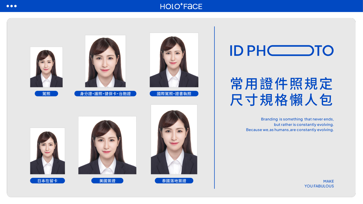 證件大頭照尺寸規定：身分證、護照、健保卡 、台胞證、美國簽證、日本在留卡｜簡單辦證一次懂！
